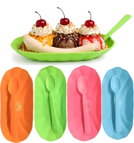 Set reusable banana split - set,