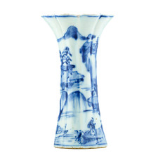 Chinese porcelain kangxi vase - porcelain,