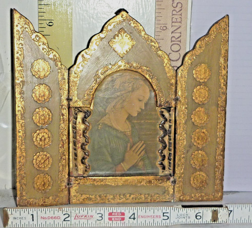 Vtg gilt wood florentine - vtg,