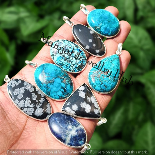 Turquoise mix gemstone - &,