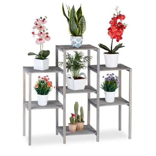 Wooden flower rack - , decorative