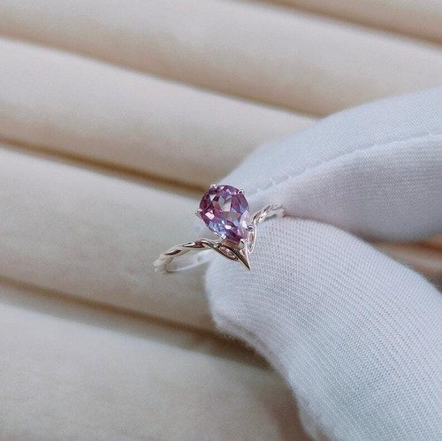 Color change alexandrite ring - alexandrite,