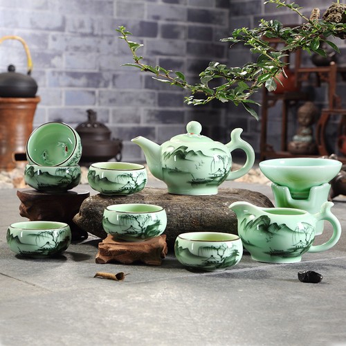 Longquan celadon kungfu tea - celadon,