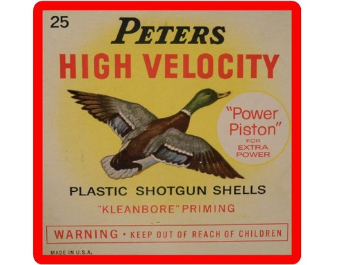 Peters shot gun shell - peters,