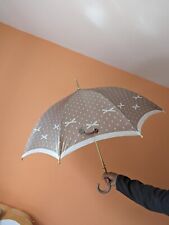 Christian Dior Beige Gold Umbrella