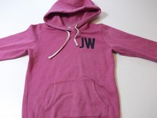 Jack Wills Hoodie Womens 10 Pink Hooded Sweatshirt Top Pullover Sweater