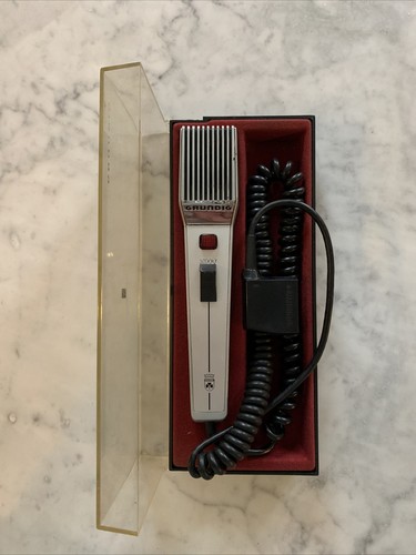Vintage grundig microphone - vintage,