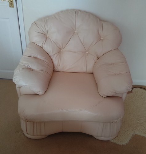 Cream sofa armchair great - cream,