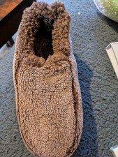  Snoozies  Mens  slippers super soft warm fleece & cosy Colour two tone New