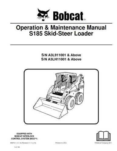 Bobcat s185 skid steer loader - s185,