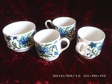 Jessie Tate Midwinter Pottery Spanish Garden Sugar Bowl.