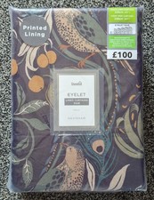 Dunelm Eyelet Lined Curtains