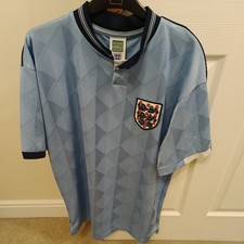 England 1988 Blue Third Shirt