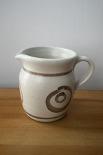 Vintage Welsh Abaty Studio  Pottery Stoneware  Jug Wales - Beige / Brown