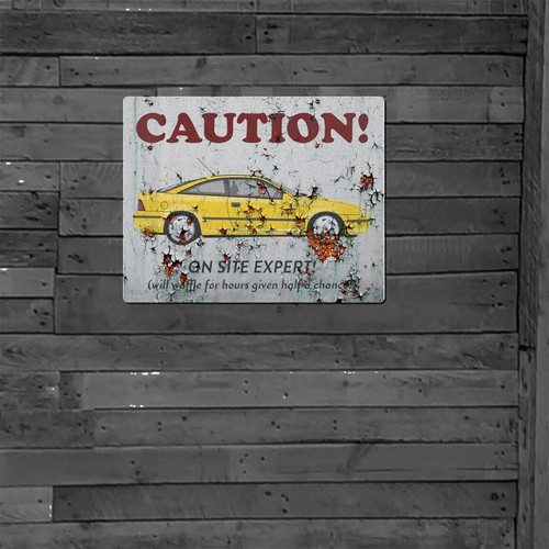 Man cave metal - metal, sign