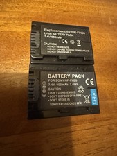 2x SONY NP-FH50 Batteries for