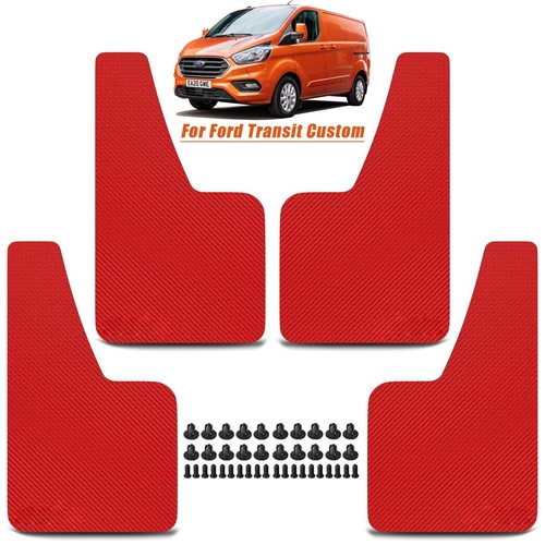 Red mud flaps splash guard - flaps,