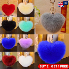 Keyring Soft Faux Fluffy