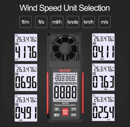 Digital anemometer handheld - ,