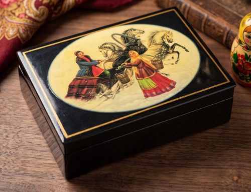 Vintage russian lacquer - russian,