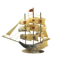 Vintage Horn Sailing Ship