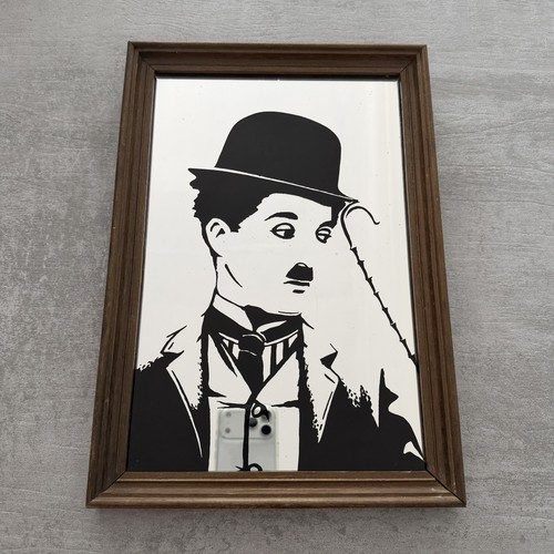Charlie chaplin vintage mirror - vintage,