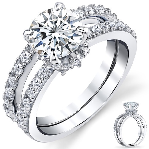 4ct round moissanite sous - moissanite,