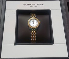 Raymond Weil Geneve  Quartz diamond set 27mm Case GWO VGC Swiss Ladies Watch
