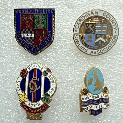 Bowling club badges - club, british
