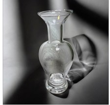 Crystal vase designed by