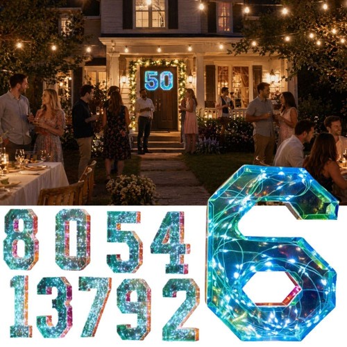 Led house number - led,
