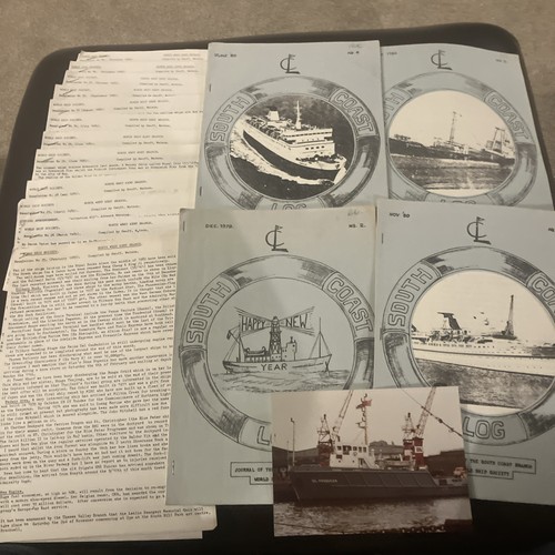 Merchant navy ephemera - navy,