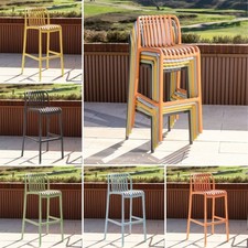 COLOURFUL OUTDOOR BAR STOOL