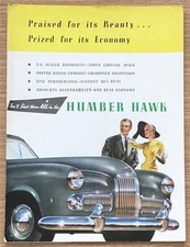 HUMBER HAWK Mk V Car Sales