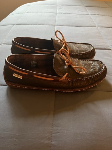 Bean men brown leather - ll,