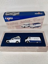 Corgi 97740 The Times Classic Set Morris Minor Van & Bedford Van 1:43 Boxed 