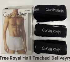 Calvin Klein MENS BOXERS TRUNKS 3 Pack SHORTS CLASSIC FIT Black Friday Sale