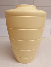 WEDGWOOD KEITH MURRAY POTTERY CONICAL VASE.
