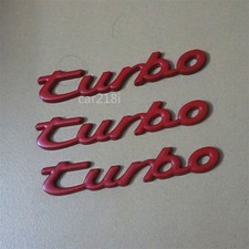 3x Big Red Matte New turbo