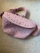 BN Ladies Studded Dusky Pink Bum Bag / Travel Bag
