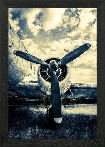 Vintage aircraft propeller - vintage,