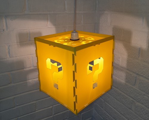 Mario game lampshade mariocart - game,