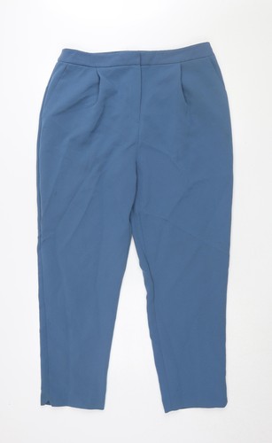 Topshop women blue dress pants - blue,
