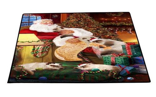 Himalayan cat floor mat - himalayan,