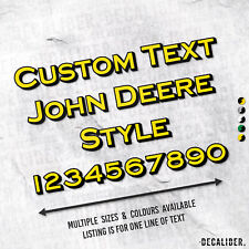 Custom Text John Deere Style 2