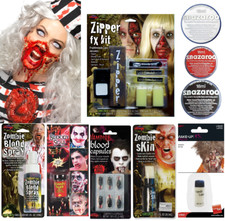 HALLOWEEN PICK AND CHOOSE MAKE UP GORY SCAR WOUND LATEX LOT PROFESSIONAL PAINT