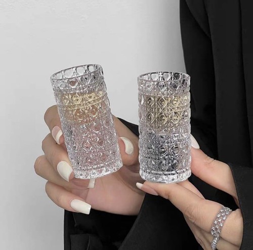 Luxury crystal embossed thick - luxury,