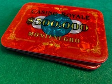 James Bond film  & casino props - $ 1/2  Million poker chip.