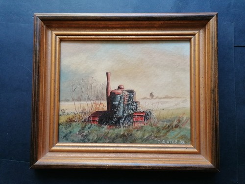 Vintage oil painting - vintage,