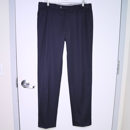 195 brioni navy blue wool - -,